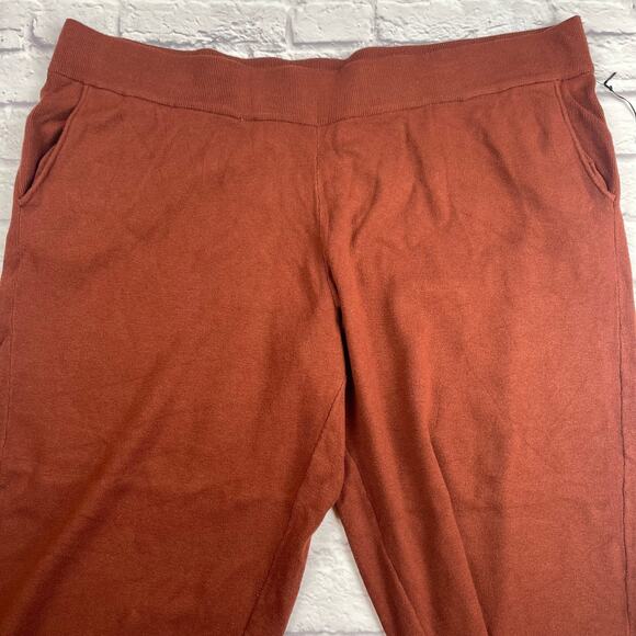 G5-1034 AVA & VIV  wide-leg cropped pants in a copper brown size 3X - Picture 1 of 7